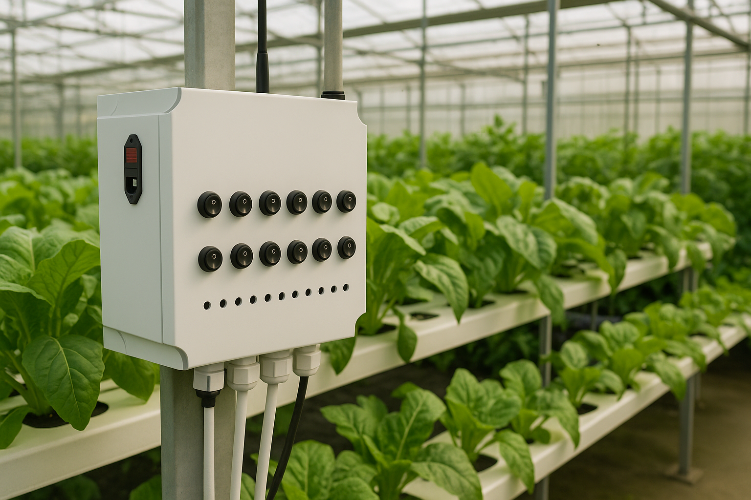 Ufarms IoT hardware system for hydroponic growing